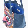 Watch Over Me Evil Eye Denim Tote - Image 6