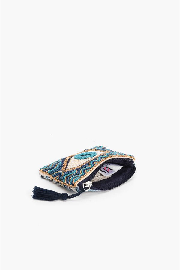 Grecian Nights Evil Eye Embellished Mini Pouches - Image 3