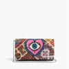 Watch Over Me Evil Eye Denim Clutch