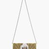 Angel Wing Horse Embellished Flap Clutch - Image 2