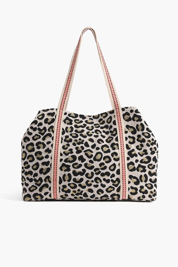 Forestry Leopard Embellished Tote - Image 6
