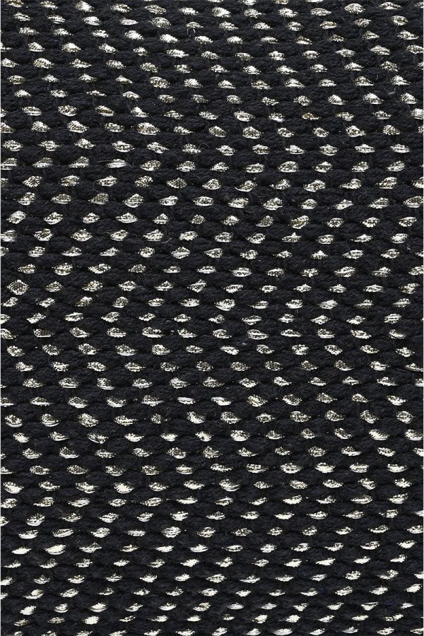 Midnight Lurex Wicker Handle Tote - Image 2