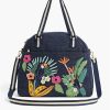 Tropical Travel Bag with Eye Mask