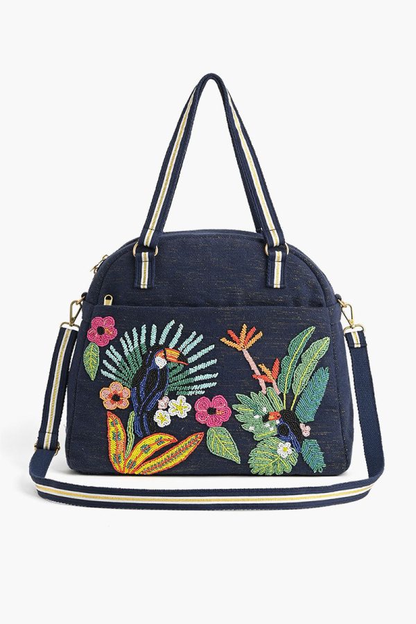 Tropical Travel Bag with Eye Mask - Image 2