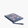 Blue Bee Wristlets Hand-Woven Jacquard Design - Image 3