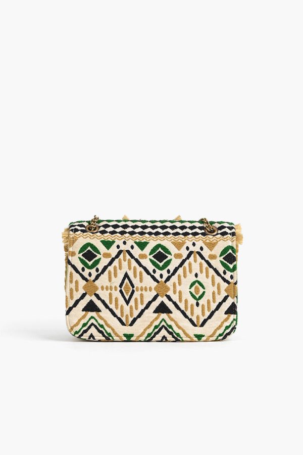 Southwest Jade Beaded Shoulder Bag - Image 5
