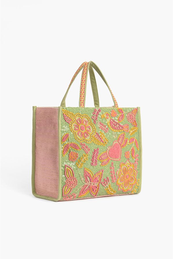 Forest bloom Embellished Bag - Image 3