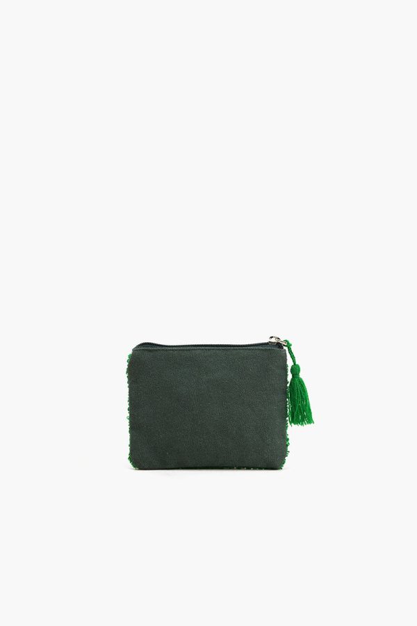 Blazing green evil eye coin pouch - Image 2
