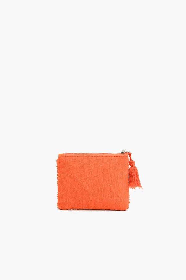Blazing Orange evil eye coin pouch - Image 2