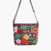 Plaid Pop Floral Shoulder Bag