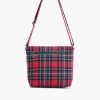 Plaid Pop Floral Shoulder Bag - Image 5