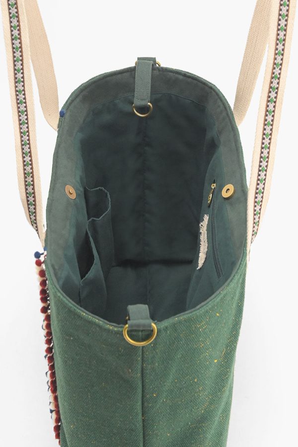 Evergreen Floral Tote - Image 3