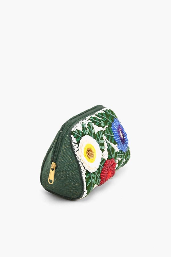 Evergreen Floral Cosmetic Pouch - Image 3