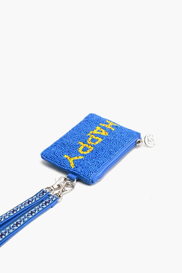Because I am Happy Embellished Coin Bag - Image 4