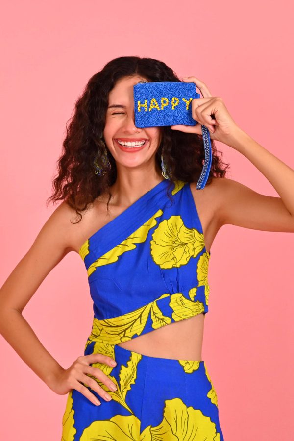 Because I am Happy Embellished Coin Bag - Image 6