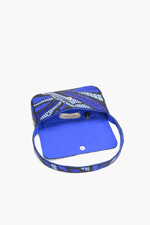 Sapphire Swirl Blue Shoulder Bag - Image 5