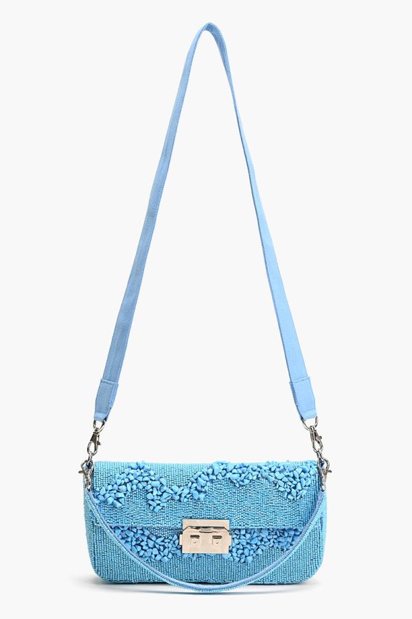 Azure Blue Skyline Shoulder Bag - Image 2
