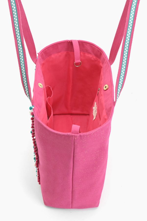 Rock n roll Embellished tote - Image 5