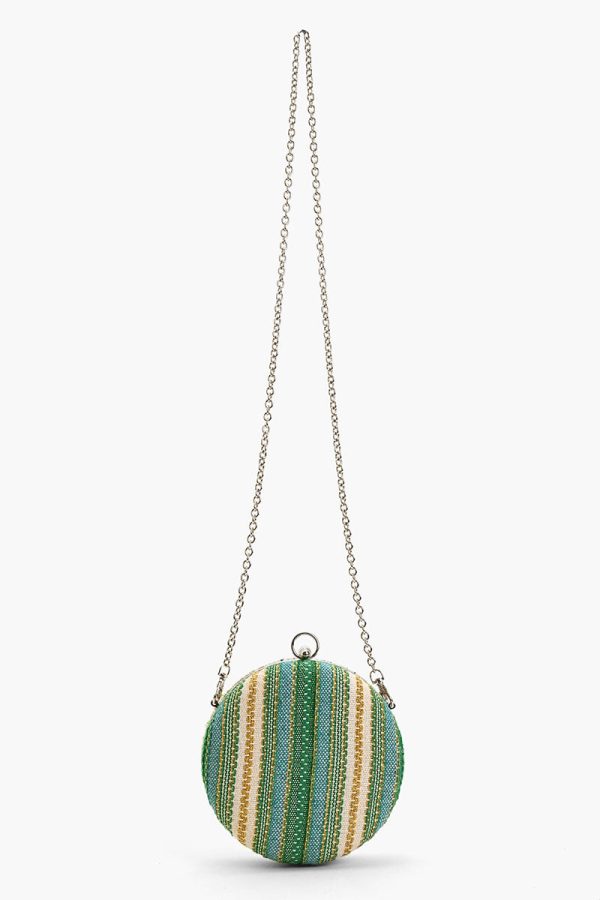 Tropical Mango Round Clutch - Image 4