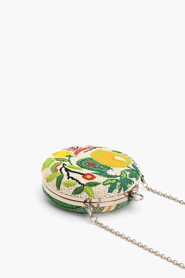 Tropical Mango Round Clutch - Image 5