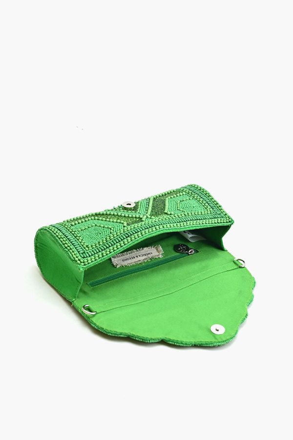 Green Jewel Evening Bag - Image 6