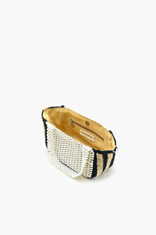 Coastal Gemstone Raffia Tote - Image 5