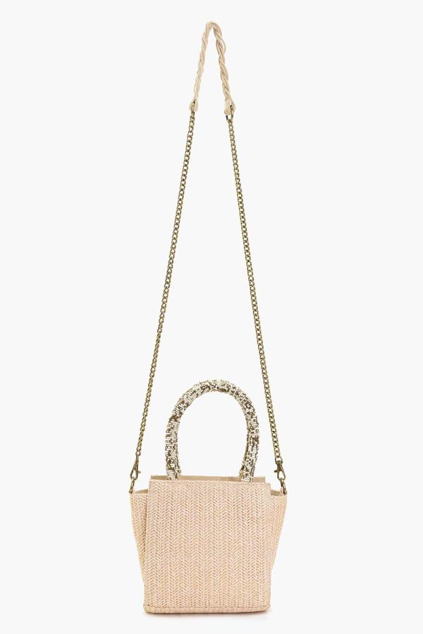 Deco Dream Embellished Top Handle Tote - Image 5
