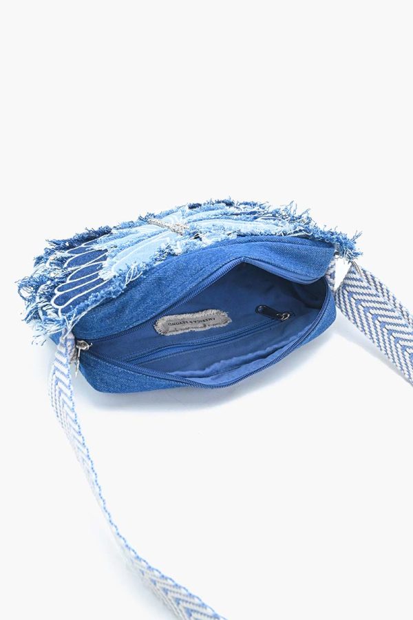 Flutter Sparkle Denim Bag - Image 5