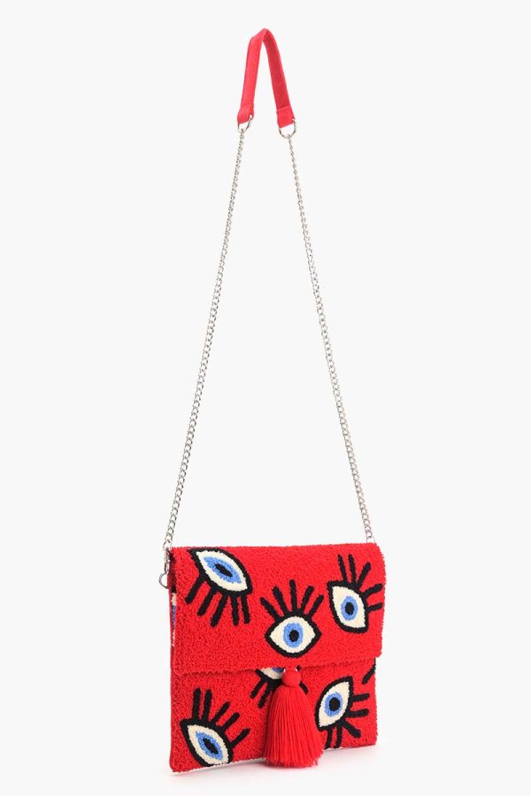 Ruby Whimsical Wonder Eye Clutch - Image 4