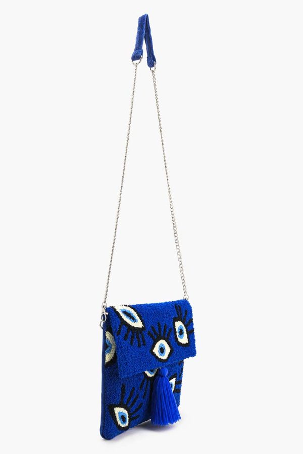 Sapphire Whimsical Wonder Eye Clutch - Image 4