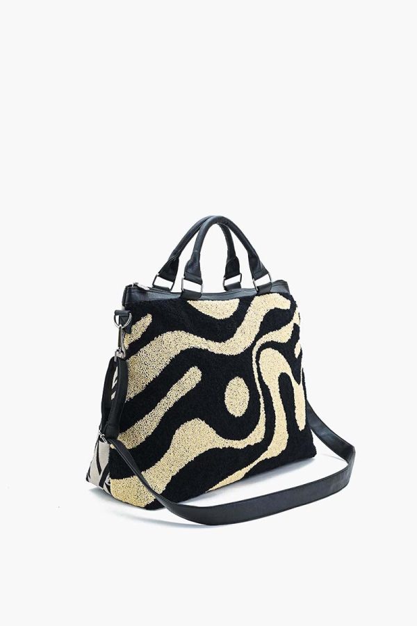The Soho Inked Tufted Tote - Image 3
