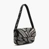 Midnight Silver Swirl Shoulder Bag - Image 3
