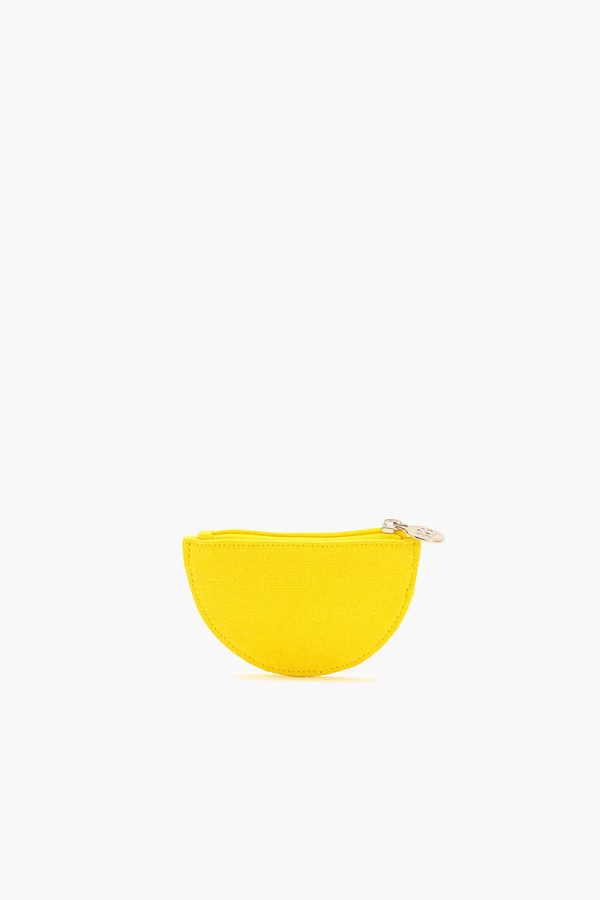 Citrus Splash Beaded Pouch - Lemon - Image 2
