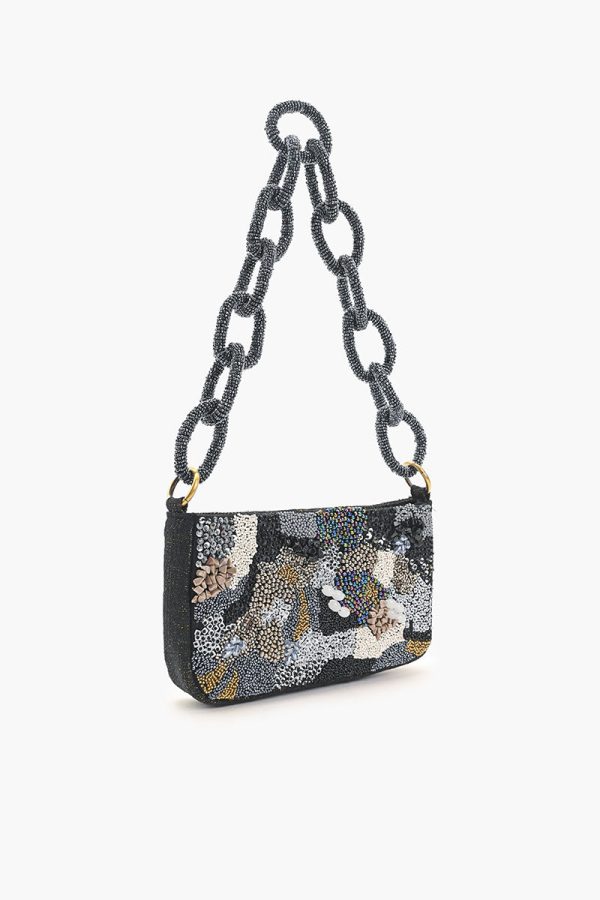 Dark Knight Dazzle Beaded Shoulder Bag - Image 3