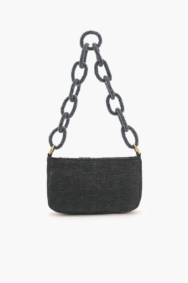Dark Knight Dazzle Beaded Shoulder Bag - Image 4