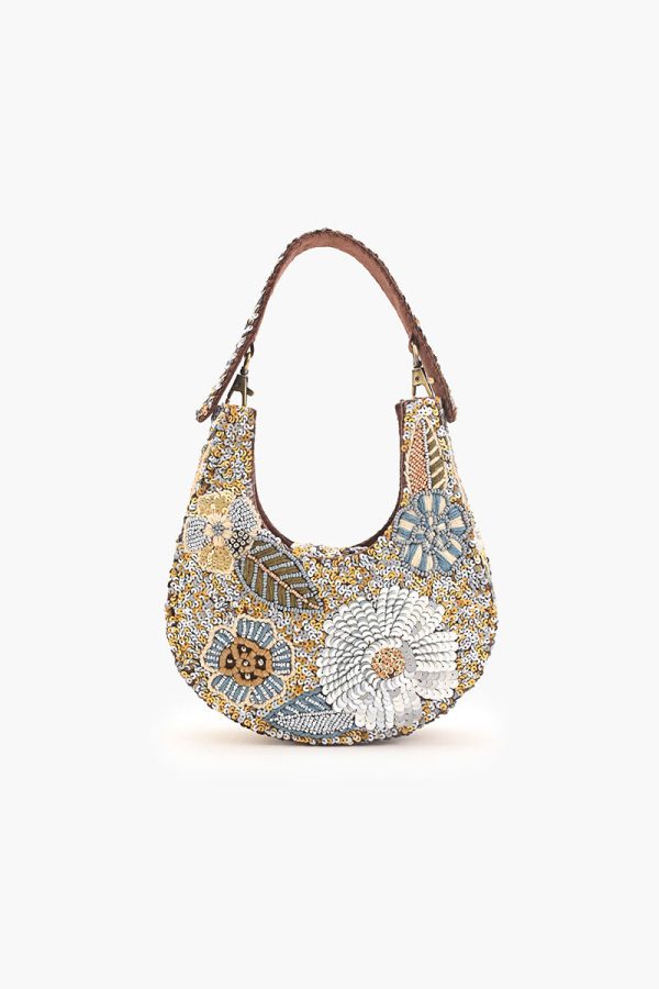 Golden Hour Shimmer Mini Bag w/ Crossbody Strap - Image 3