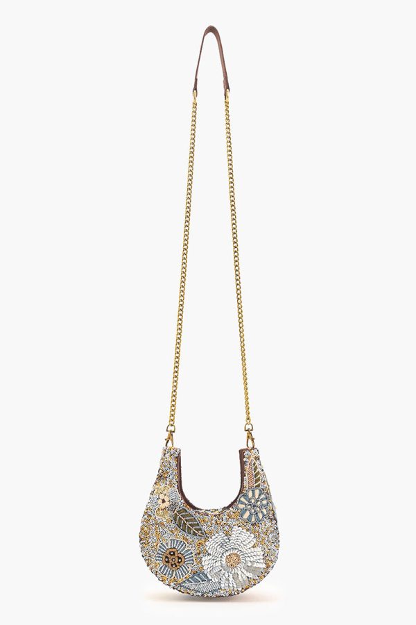 Golden Hour Shimmer Mini Bag w/ Crossbody Strap - Image 4