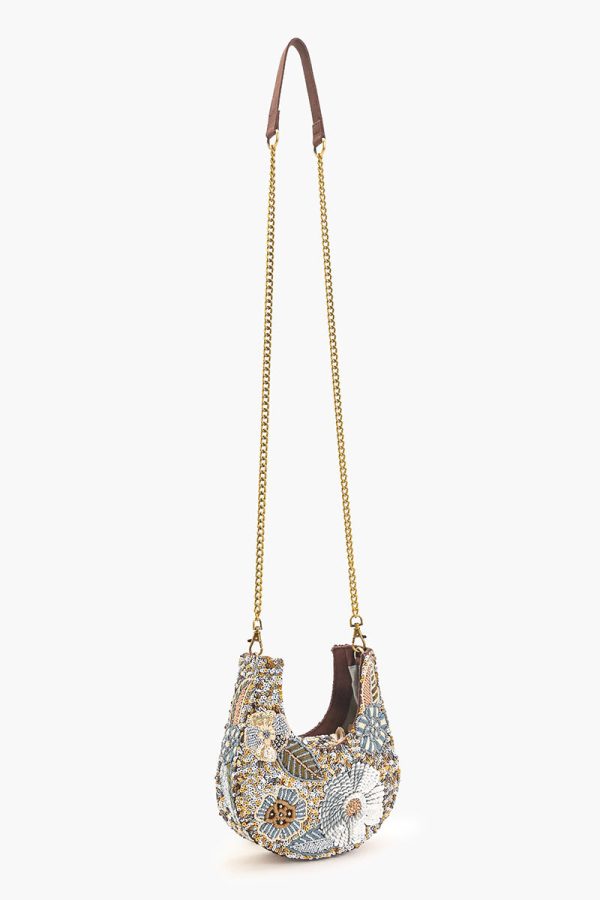 Golden Hour Shimmer Mini Bag w/ Crossbody Strap - Image 5