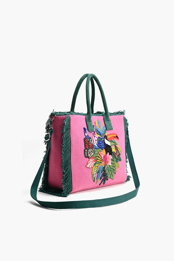 Pink Flutter Oasis Tote - Image 3
