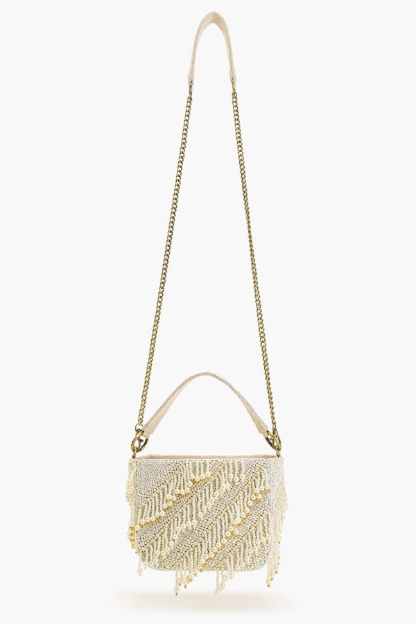 White Eden Bucket Bag - Image 5