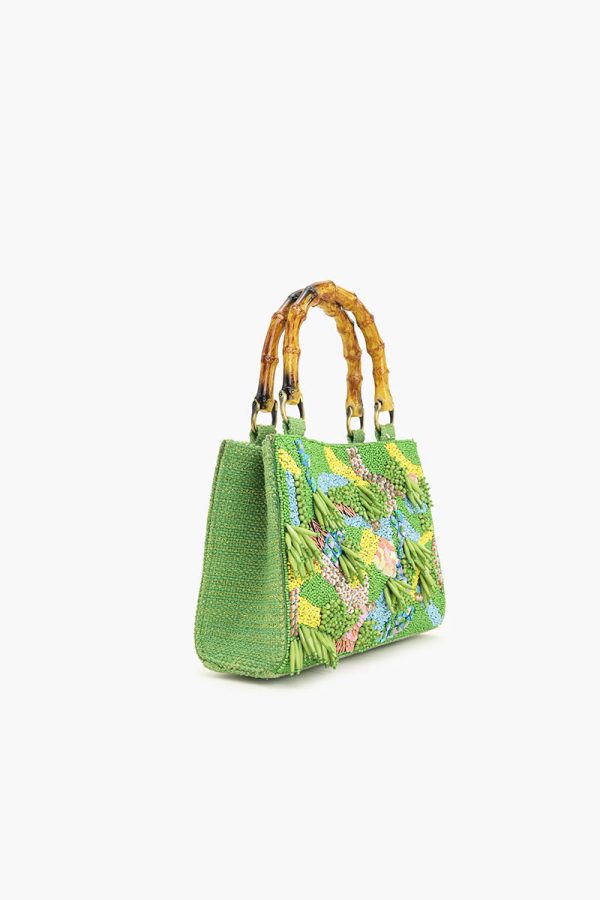 Rainforest Beaded Top Handle Bag - Image 3