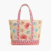 Crab Shell Embellished Boat Tote