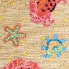 Crab Shell Embellished Boat Tote - Image 2