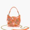 Maze Tangerine Top Handle Bag