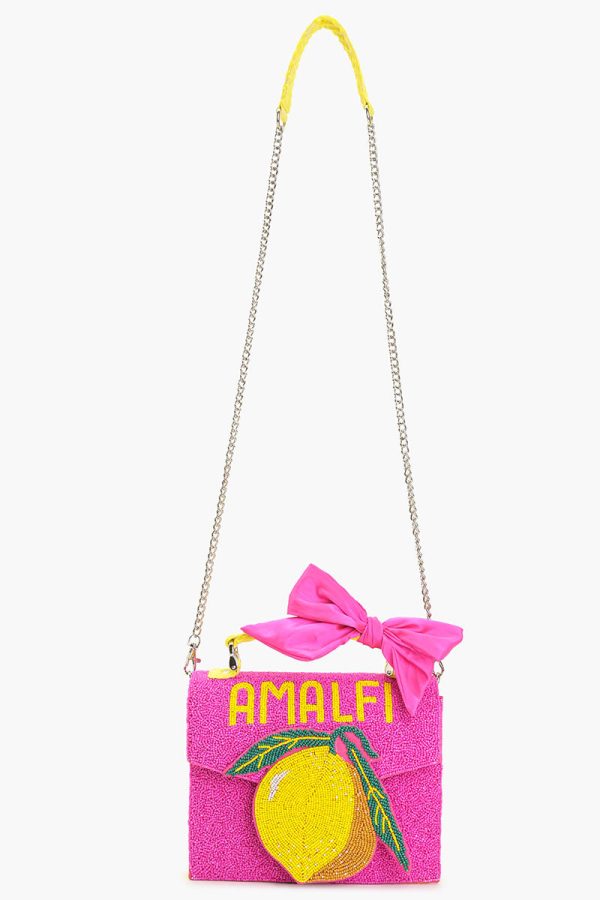 Amalfi Beaded Top Handle Bag - Image 5
