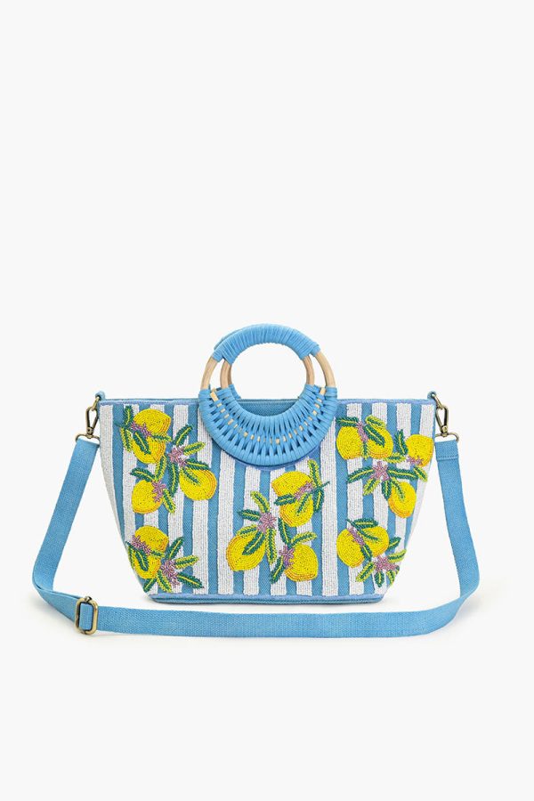 Limoncello Stripe Tote Bag - Image 6