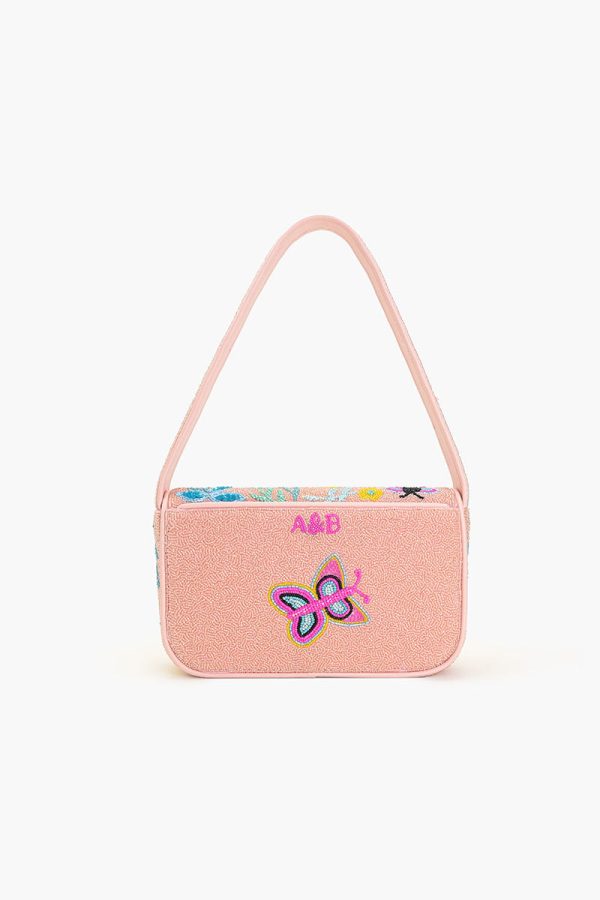 Blushy Flutter Beaded Shoulder Bag - Image 4