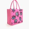 Whimsical Wonder Eye Pink Tote - Image 4