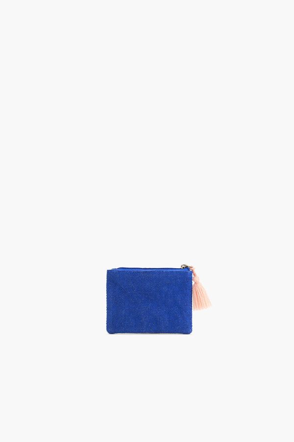 Ocean Bliss Hand-Beaded Coin Pouch - Image 2