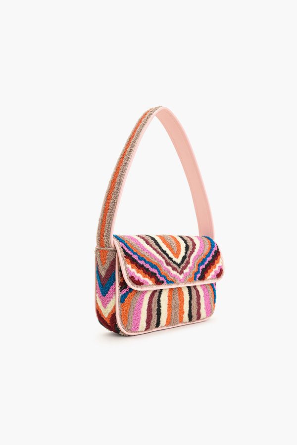 The Soho Tan Tufted Shoulder Bag - Image 3
